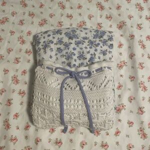 Hollister Easy Crochet-Style Fabric Mix Strapless Top